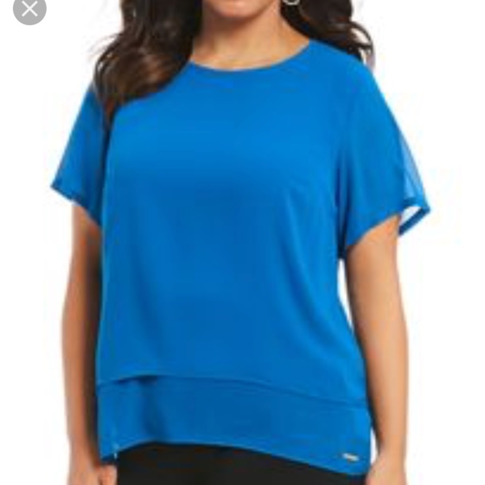Michael Michael Kors Radiant Blue Top Size Medium